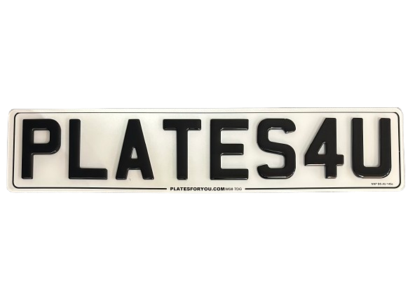 4D GEL NUMBER PLATE
