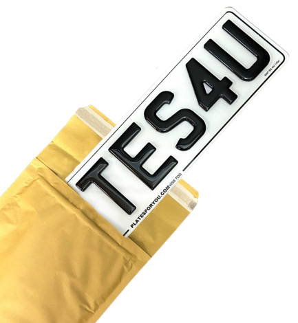 4D Gel Number Plate