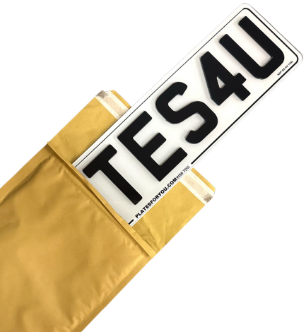4D 3mm Number Plate
