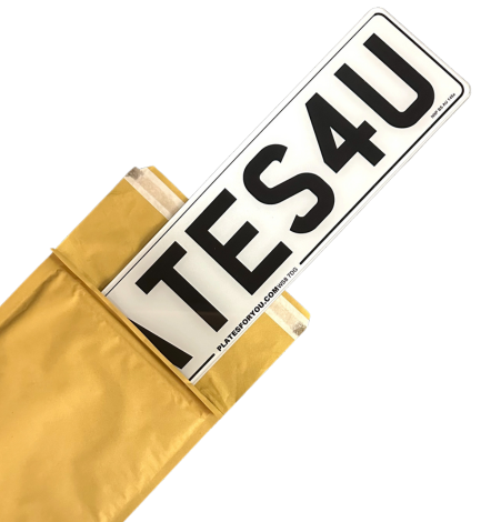 2D Standard Number Plate